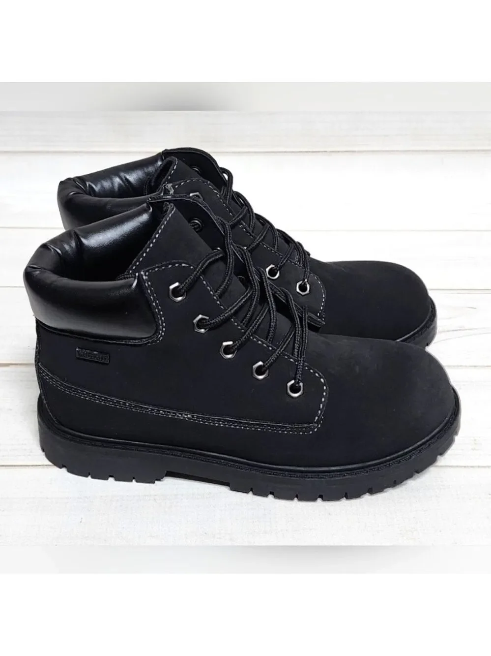 Outbound Trading Co Black Waterproof Boot - New In Box